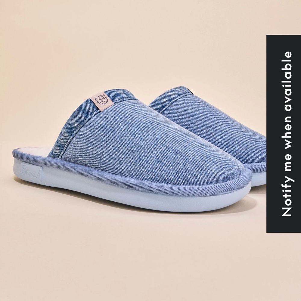 Brunch/Parke collab sold out denim slipper